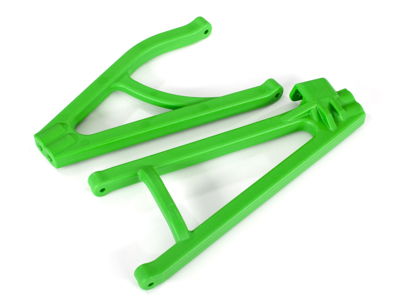 Suspension arms rear (right) heavy duty adjustable wheelbase (upper (1)/  lower (1)) Green
