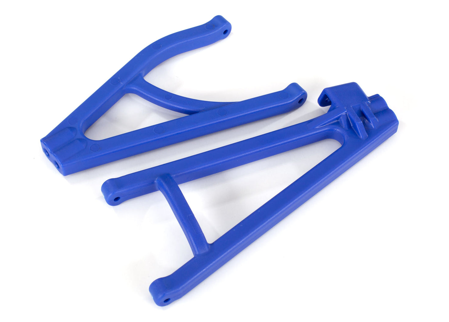 Suspension arms rear (right) heavy duty adjustable wheelbase (upper (1)/  lower (1)) Blue