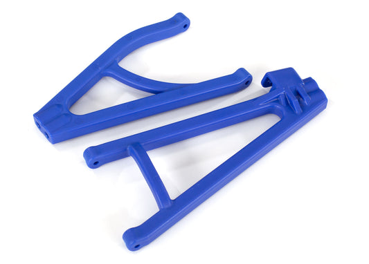 Suspension arms rear (right) heavy duty adjustable wheelbase (upper (1)/  lower (1)) Blue