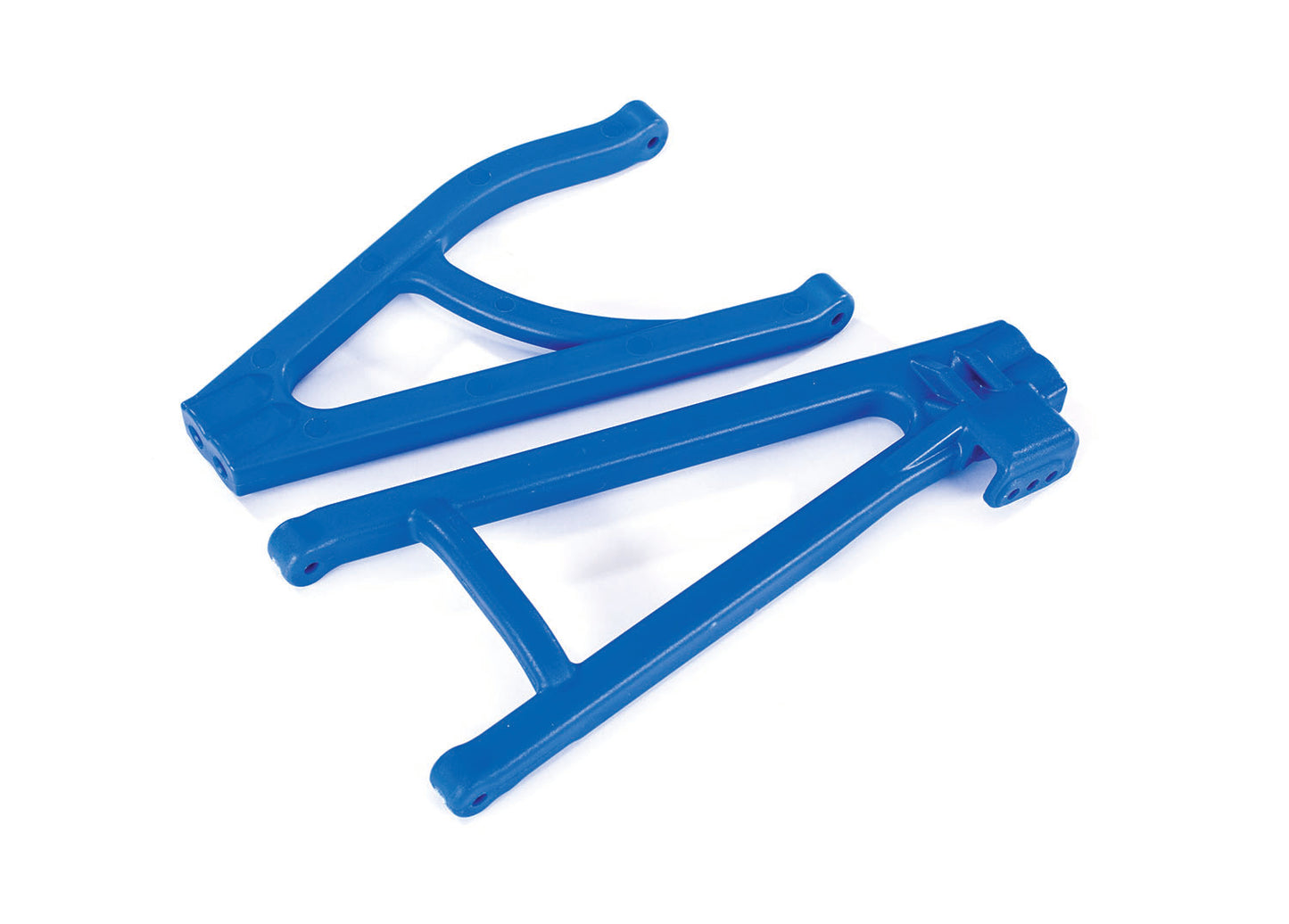 Suspension arms rear (left) heavy duty adjustable wheelbase (upper (1)/  lower (1)) Blue