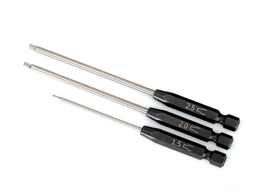 Speed Bit Set hex driver 3-piece straight (1.5mm 2.0mm 2.5mm) 1/4" drive