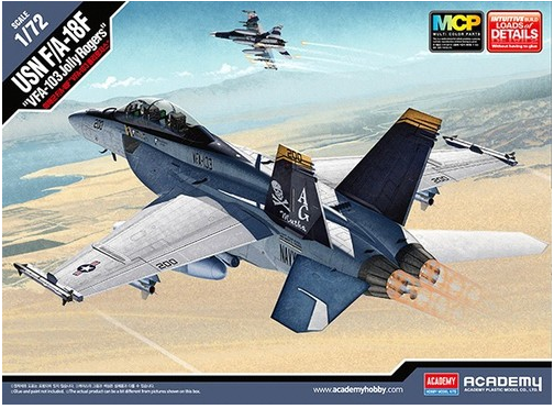 12535 1/72 USN A/F-18F VFA-103 Jolly Rogers MCP