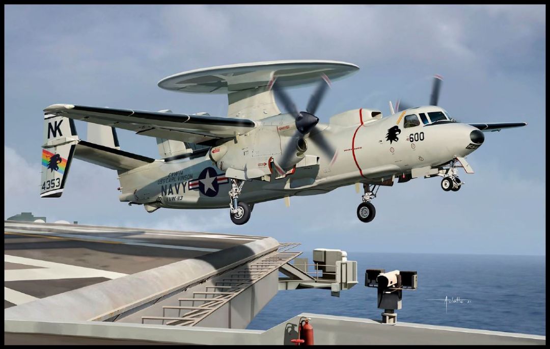 12623 E-2C VAW-113 USN Black Eagles