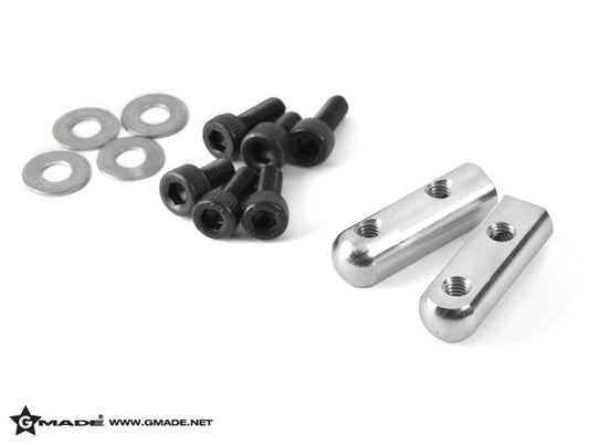Aluminum Servo Mount Silver