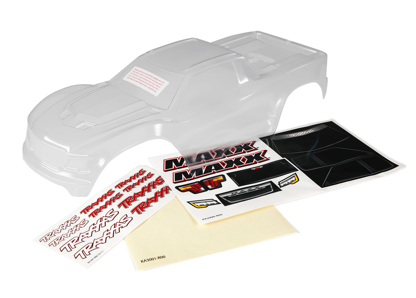Body Maxx  (clear requires painting)/ window masks/ decal sheet