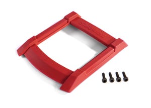 Skid plate roof (body) (red)/ 3x12mm CS (4)