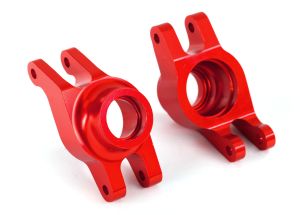 Discontinued - Carriers stub axle (red-anodized 6061-T6 aluminum) (rear) (2)