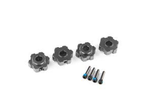 WHEEL HUBS HEX ALUM GRAY