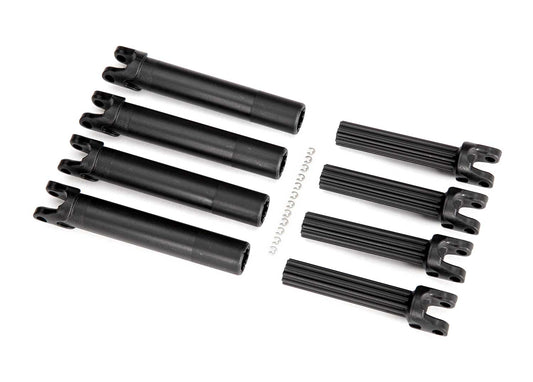 Half shaft set left or right (plastic parts only) (internal splined half shaft/ external splined half shaft) (4 assemblies) (for use with #8995 WideMaxx  suspension kit)