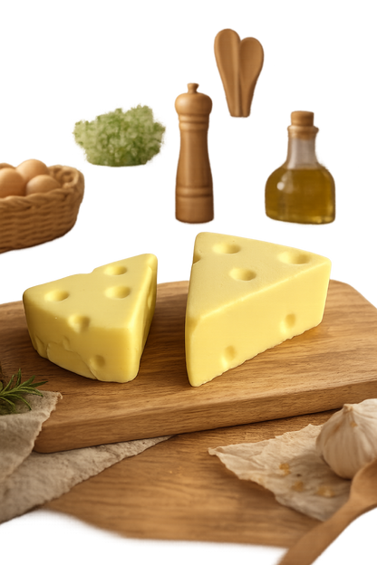 K-Wonderland - Mini Cheese Squish – Soft & Slow-Rebound Squishy : Cheese 9cm
