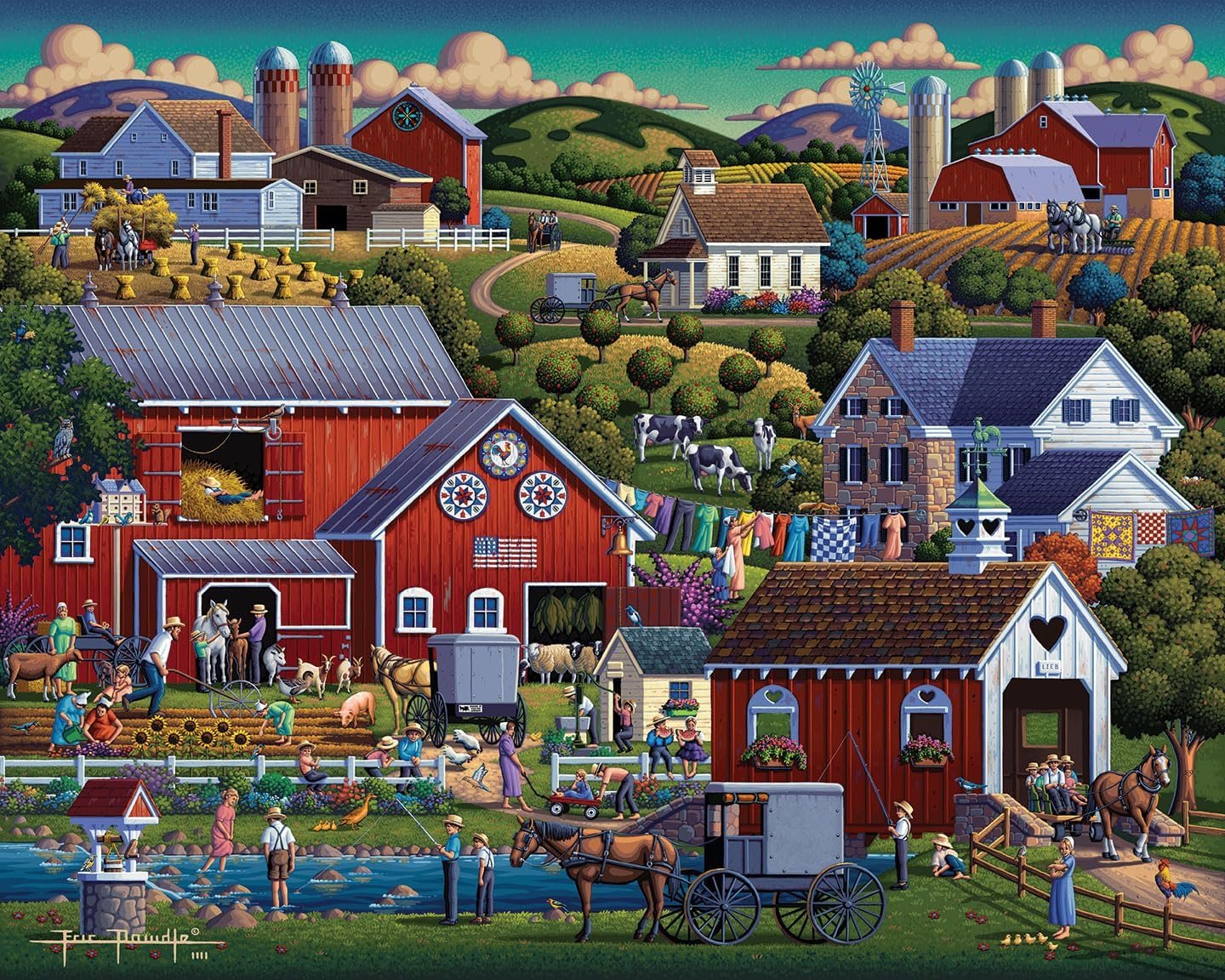 Balloon Festival -  210 Piece Personal Puzzle