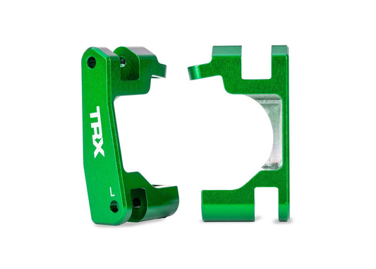 Green Aluminum Caster Blocks (L&R)