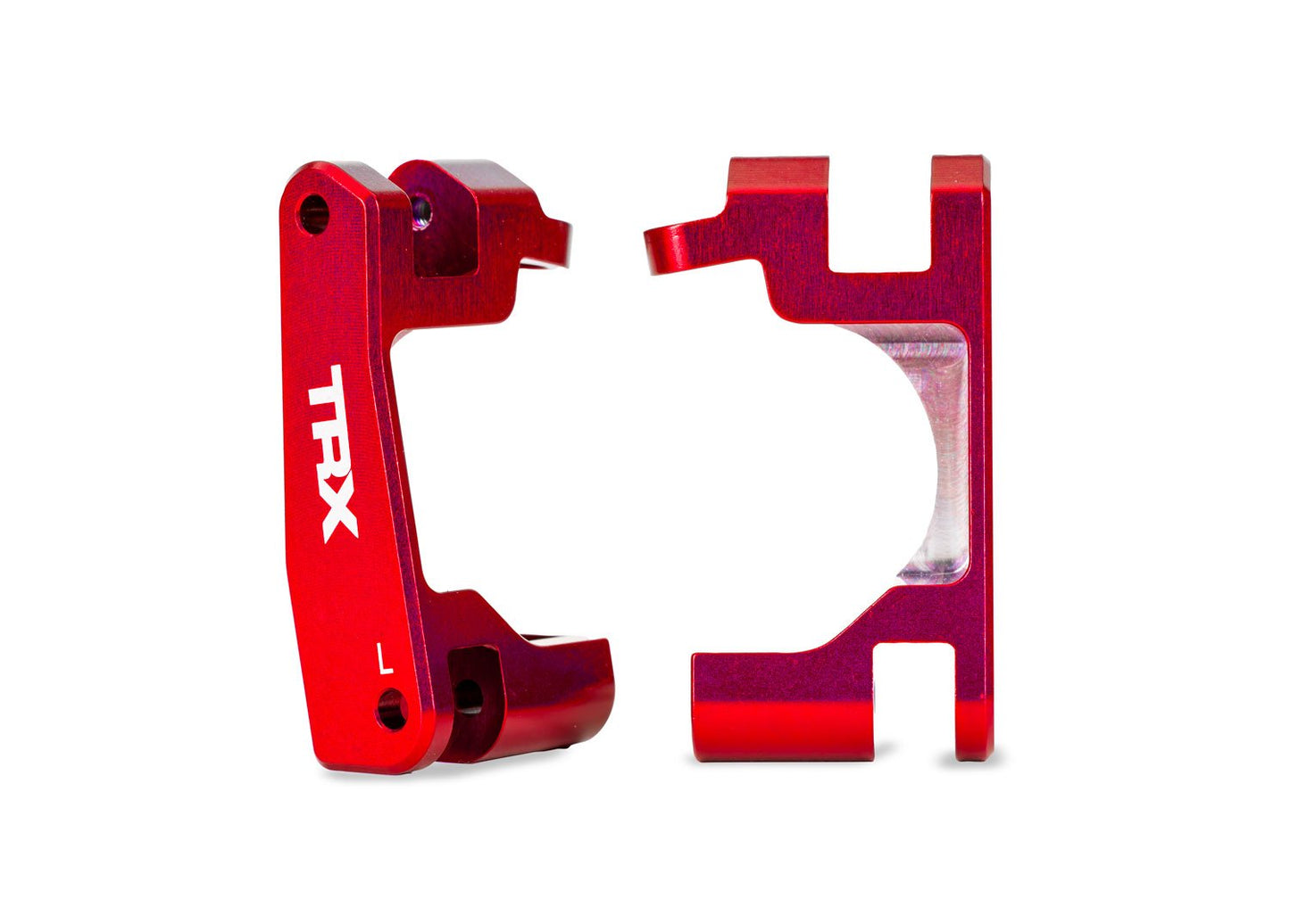 Red Aluminum Caster Blocks (L&R)