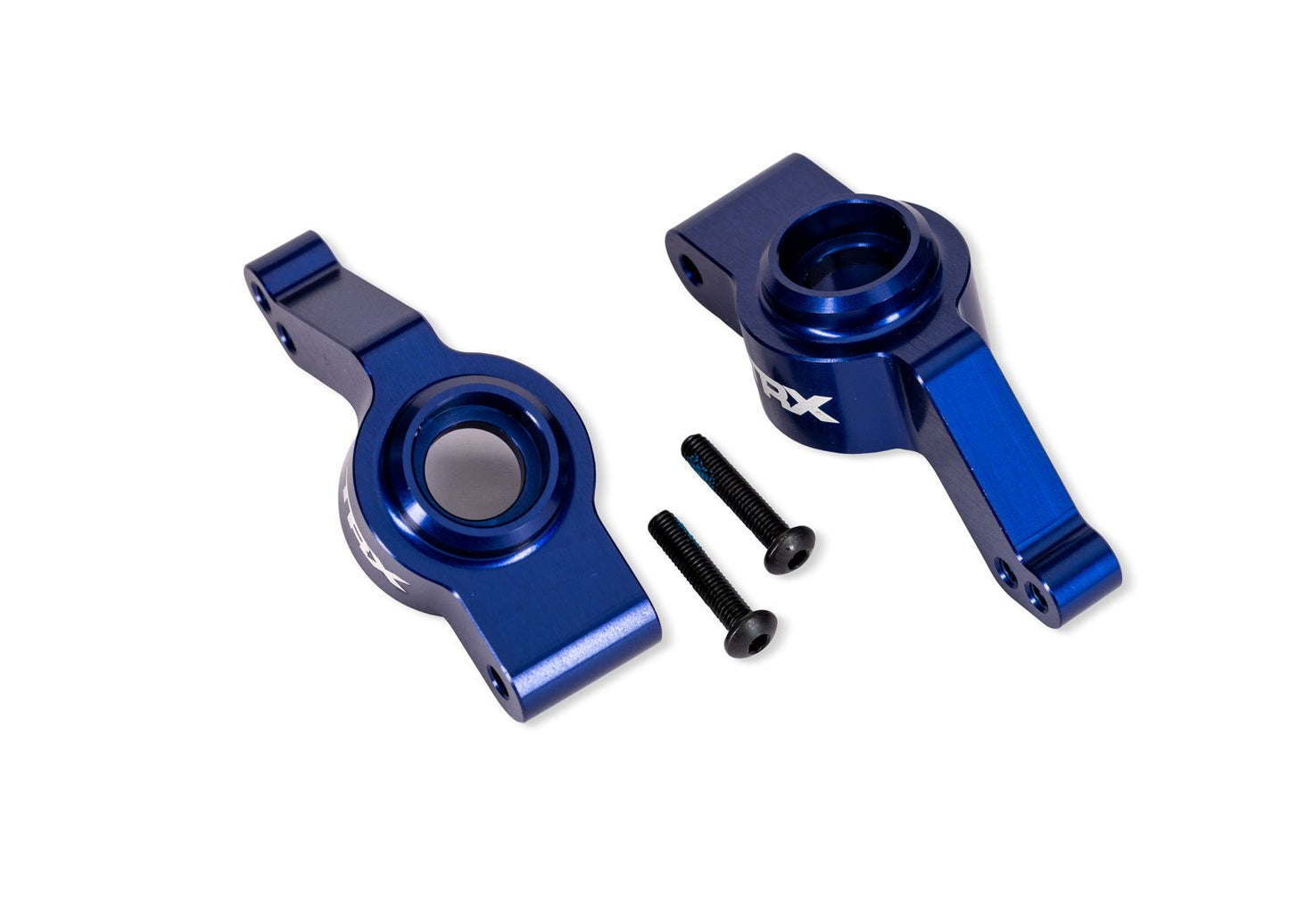 Blue Aluminum Stub Axle Carriers (L&R)