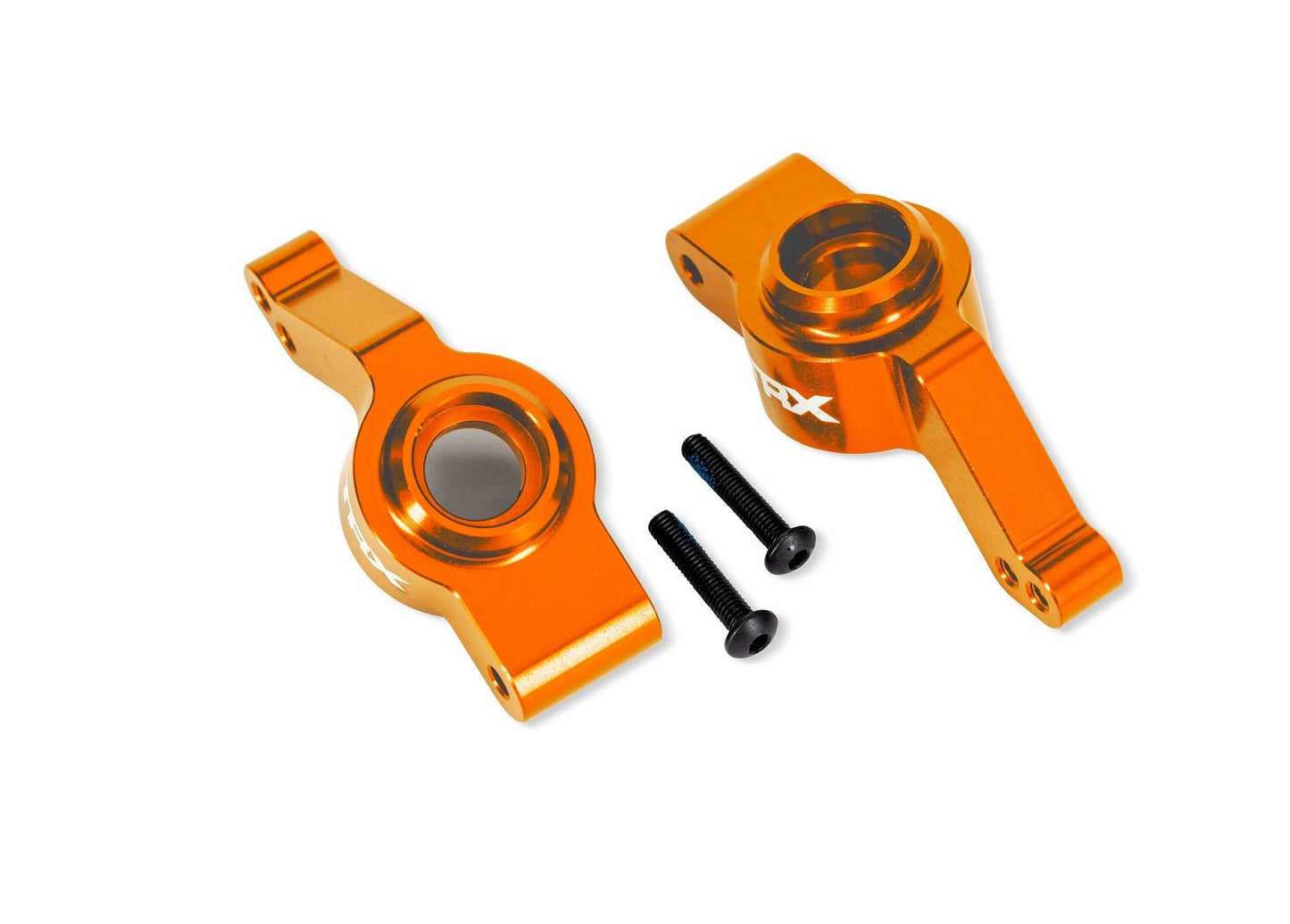 Orange Aluminum Stub Axle Carriers (L&R)