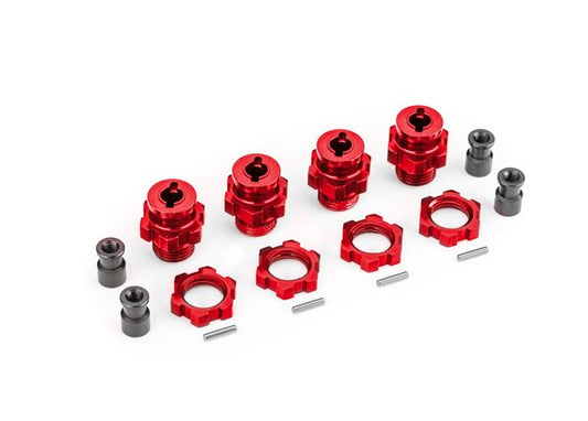 17MM WHEEL HUB/NUTS HD RED