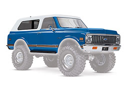 Body Chevrolet Blazer (1972) complete (blue) (includes grille side mirrors door handles windshield wipers front & rear bumpers decals)