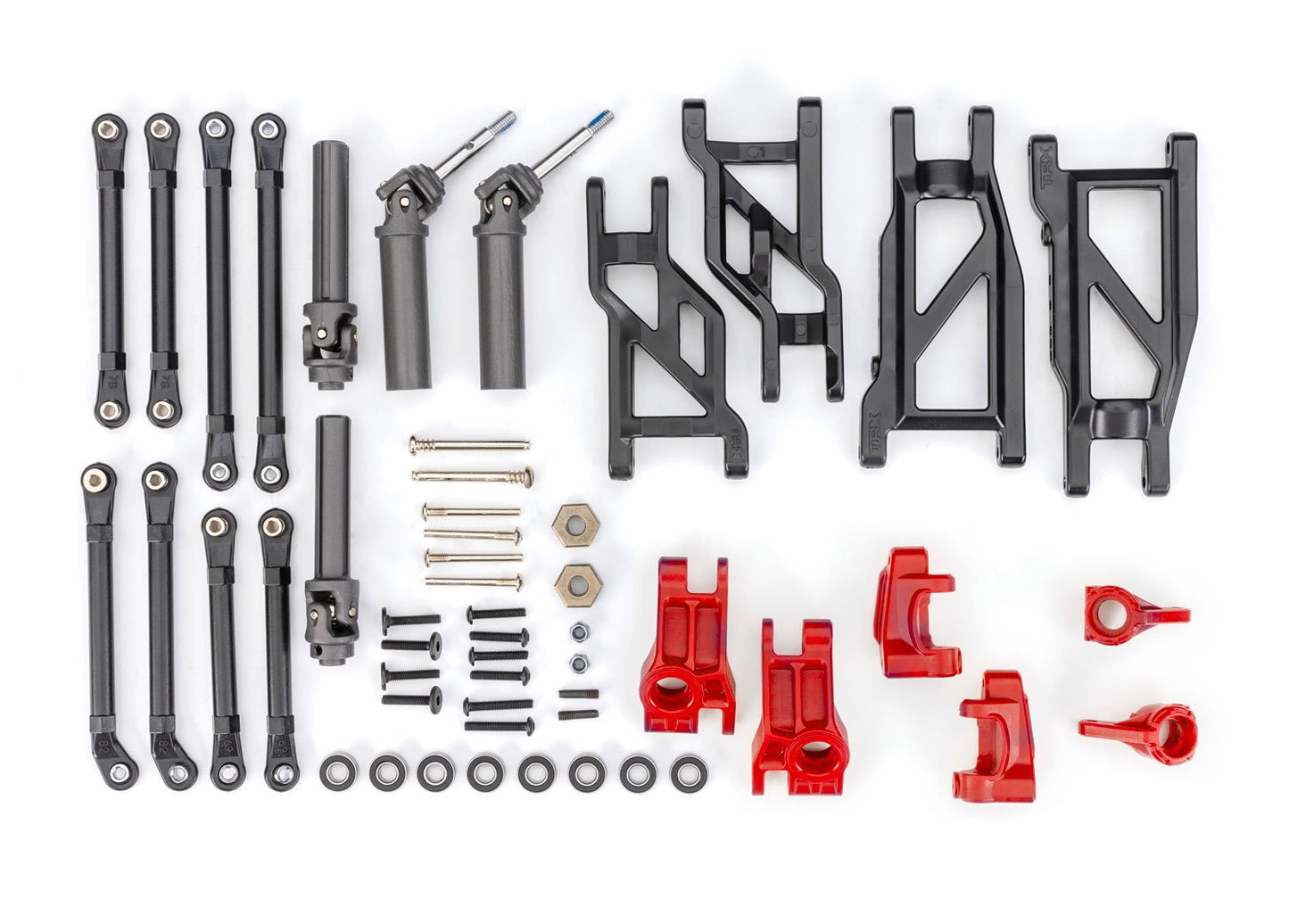 DRIVELINE & SUSP KIT 2WD RED