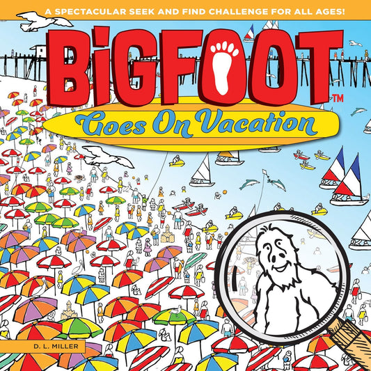 BigFoot Goes On Vacation - Kid's Puzzle Adventure Book