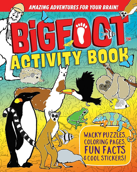 BigFoot Activity Book - Coloring & Stickers for Kids