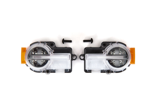 Headlight assembly complete (2)/ 2.6x8mm BCS (2) (fits #9211 body)