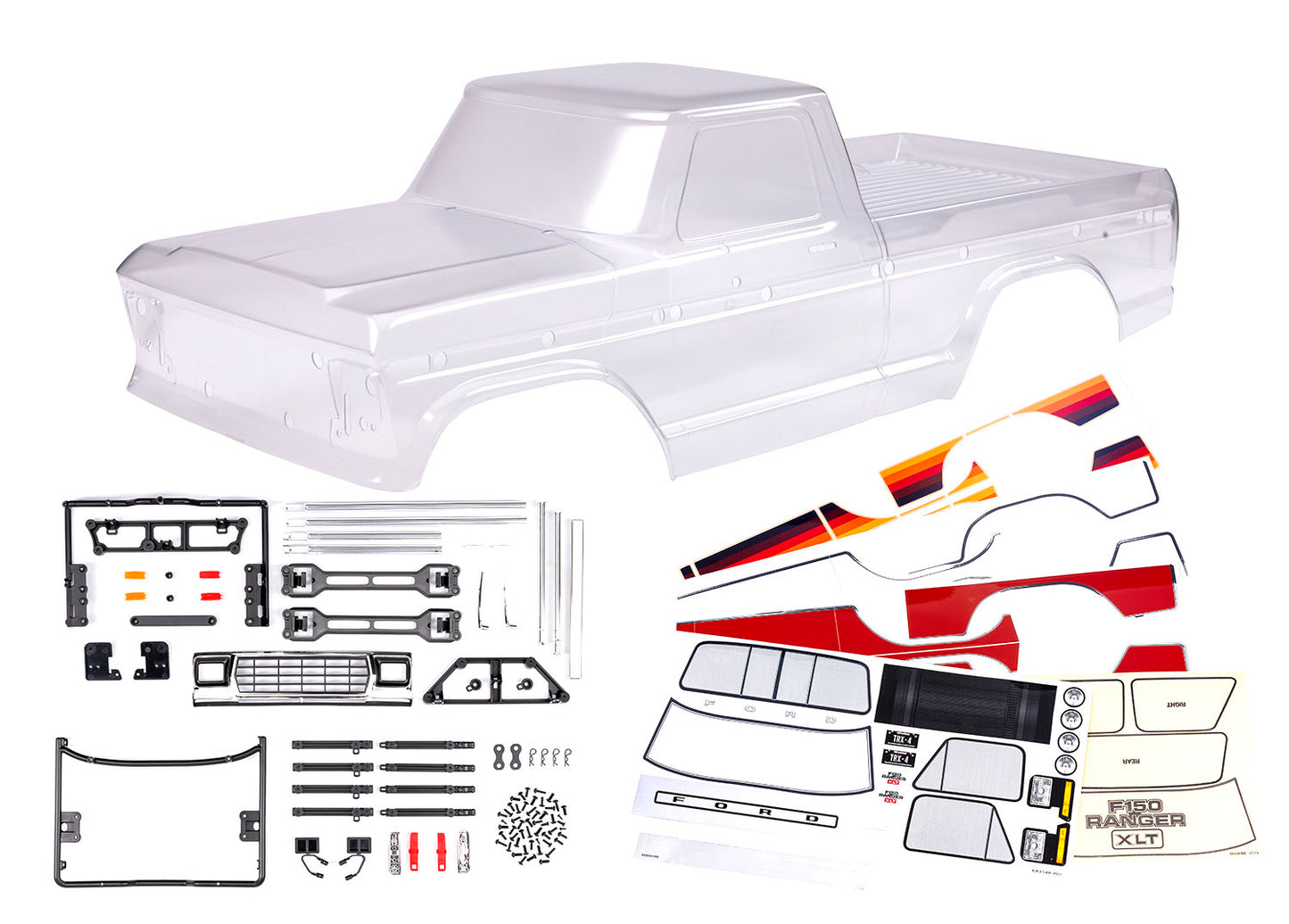 BODY TRX-4 F-150 CLEAR/DECALS