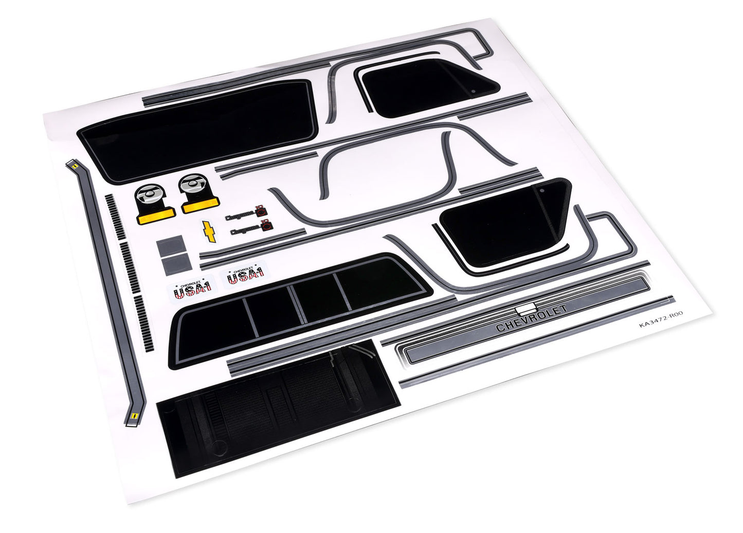 DECAL SHEET 1979 CHEV K10 TRUCK