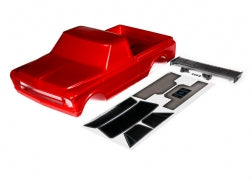 Body Chevrolet C10 (red) (includes wing & decals) (requires #9415 series body accessories to complete body)