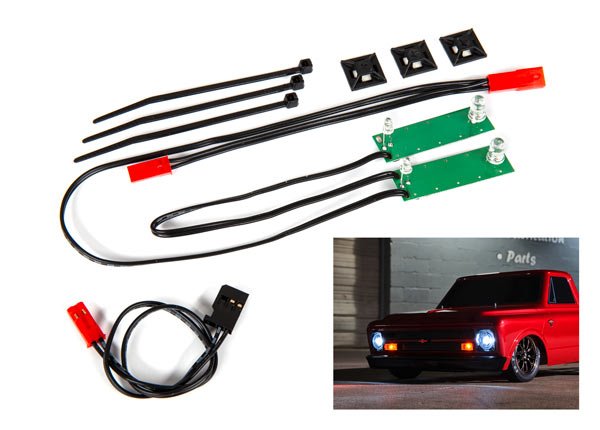 LED light set front complete (white) (includes light harness power harness zip ties (9))