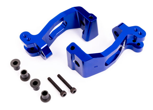 CASTER BLOCKS ALUM BLUE L/R