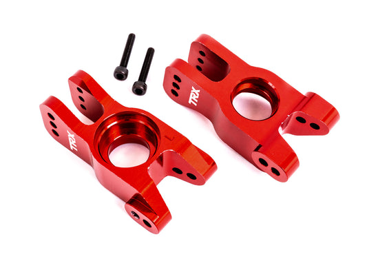 CARRIER STUB AXLE ALUM RED L/R
