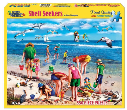 Shell Seekers (965PZ) - 550 Piece Jigsaw Puzzle