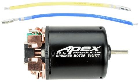 APEX RC PRODUCTS 17T TURN 540 BRUSHED ELECTRIC MOTOR #9782