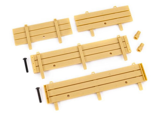 Stake sides utility trailer (complete set)/ spare tire mount (2)/ 3x18mm BCS (2)