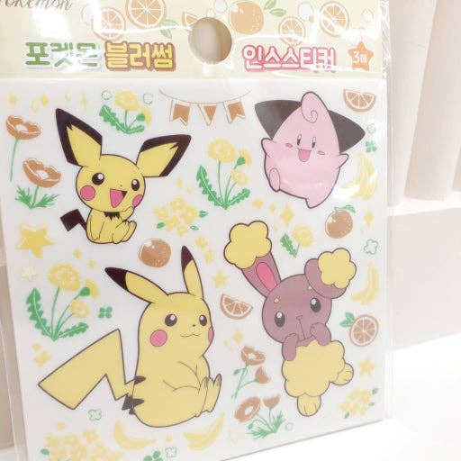 K-Wonderland - Pokemon Blossom Insta Sticker Set (3 Sheets) – Official