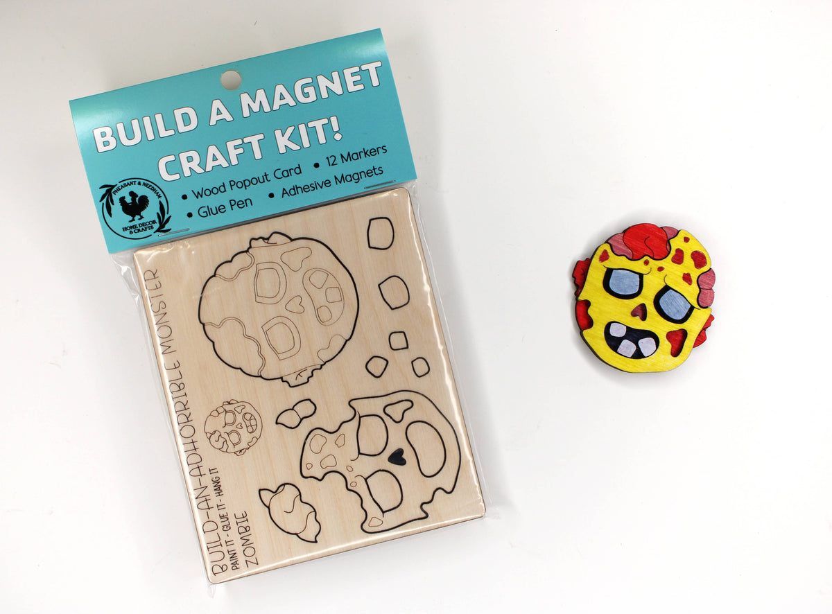 Pheasant & Needham Home Decor & Crafts - DIY Zombie Magnet Kit HALLOWEEN