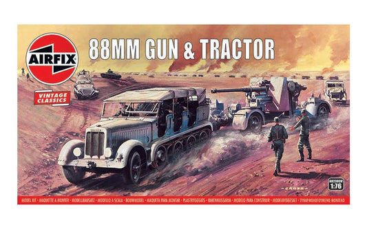 88mm Gun & Tractor 1:76 Scale