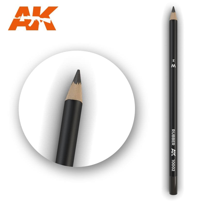 AK Weathering Pencils for Models: Rubber