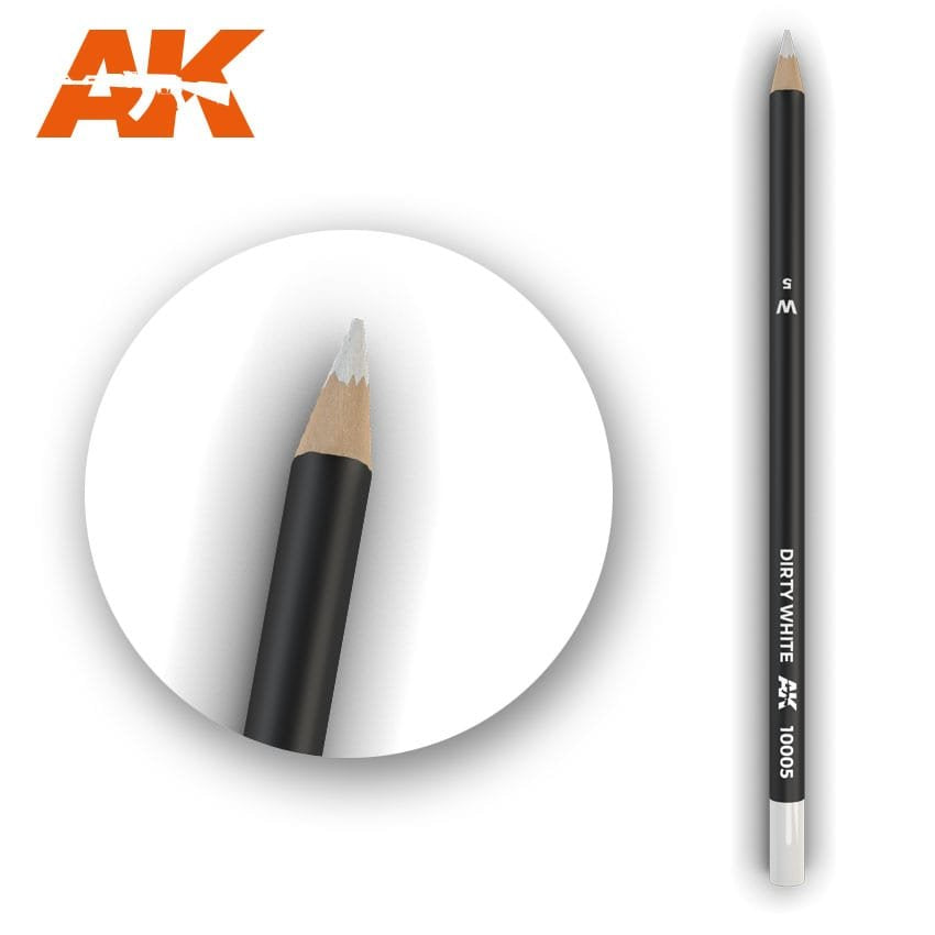 AK Weathering Pencils for Models: Dirty White