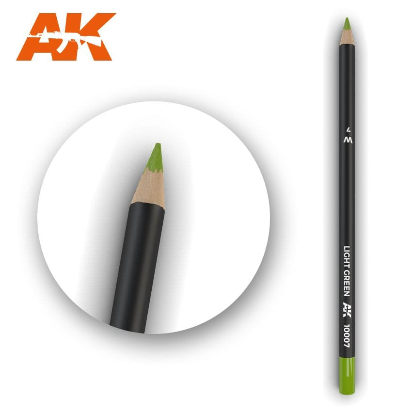 AK Weathering Pencils for Models: Light Green