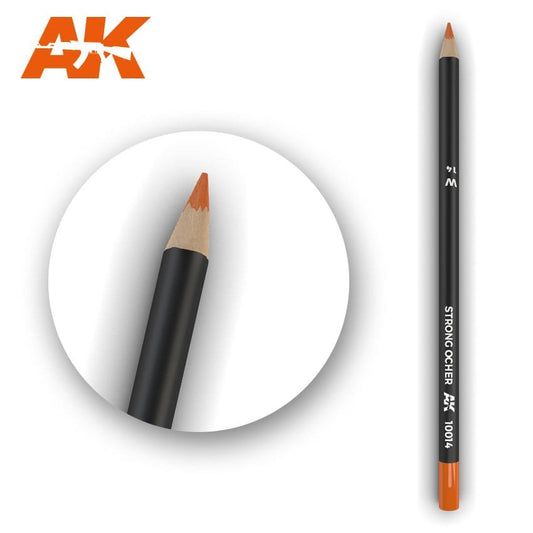 AK Weathering Pencils for Models: Strong Ocher