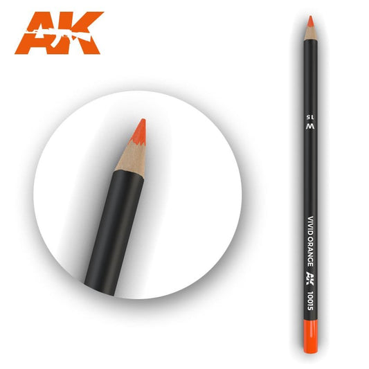 AK Weathering Pencils for Models: Vivid Orange