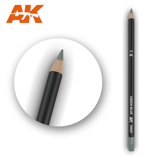 AK Weathering Pencils for Models: Green Blue