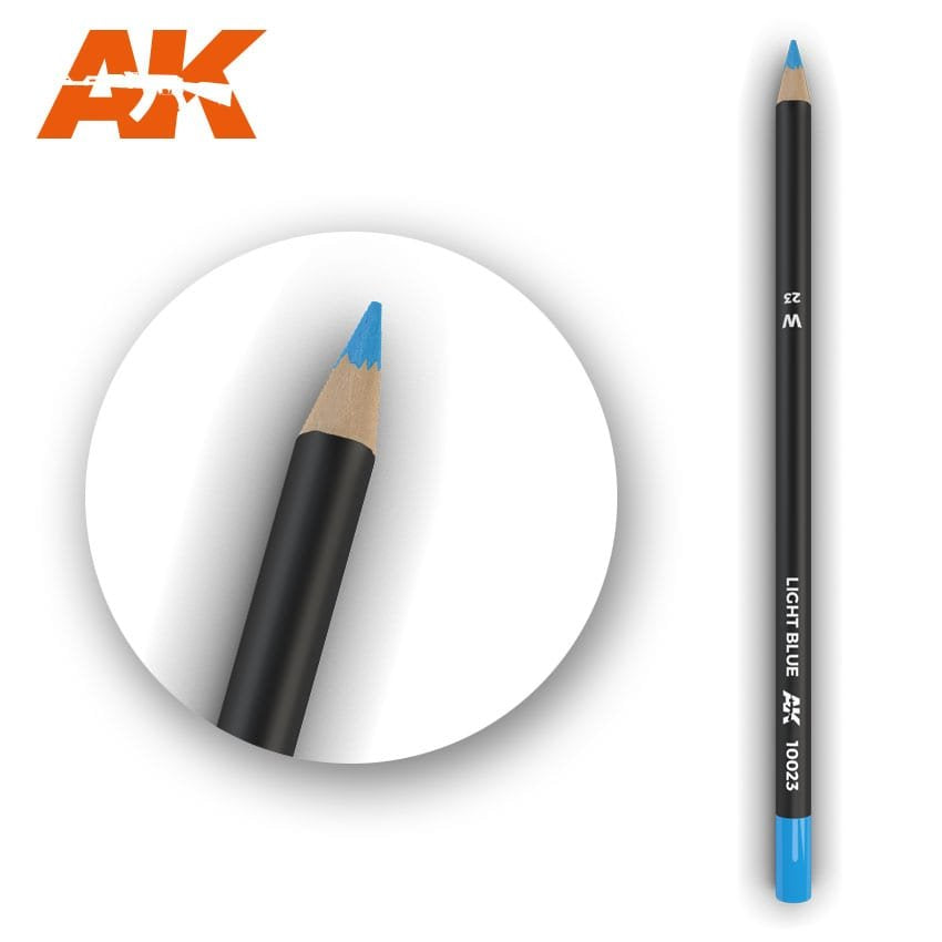 AK Weathering Pencils for Models: Light Blue