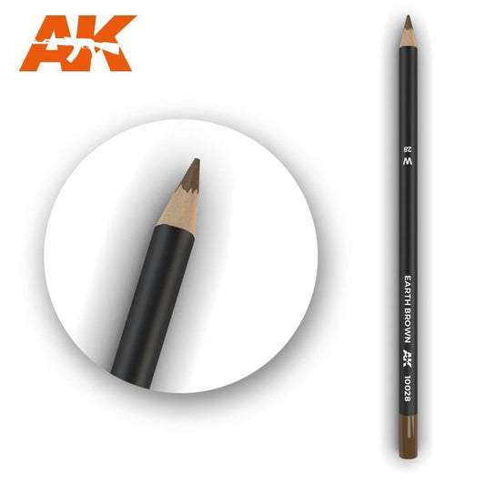 AK Weathering Pencils for Models: Earth Brown