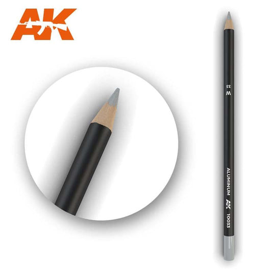 AK Weathering Pencils for Modeling: Aluminum