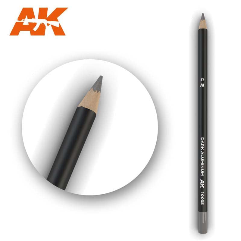 AK Weathering Pencilsfor Models Dark Aluminum