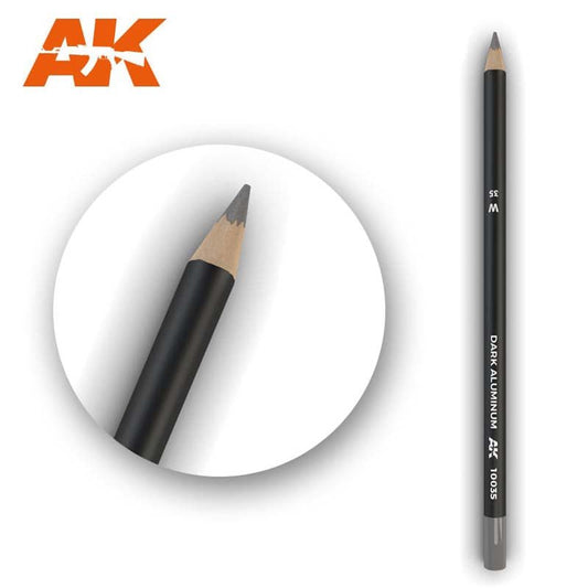 AK Weathering Pencilsfor Models Dark Aluminum