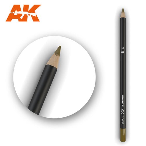 AK Weathering Pencils for Models Bronze