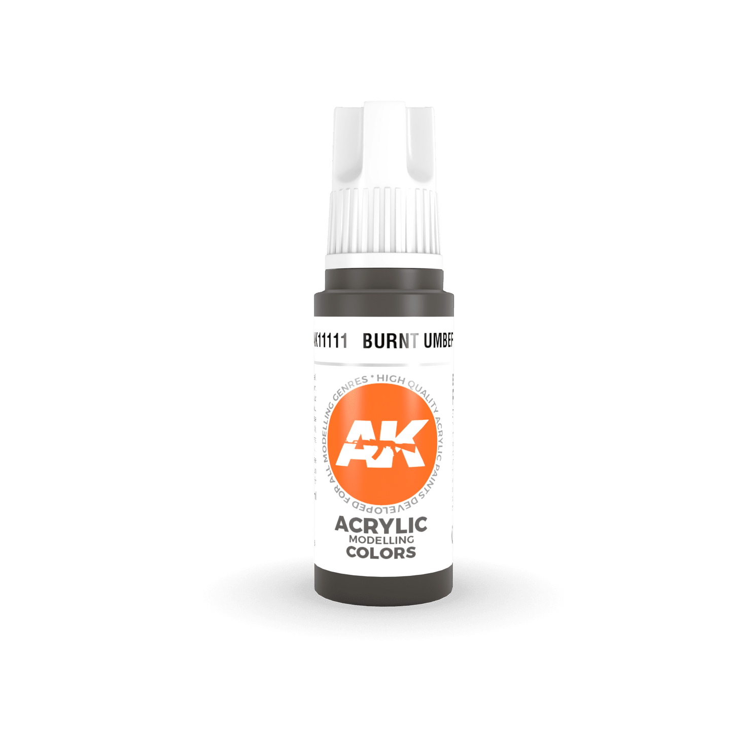 Burnt Umber Acrylic Paint 17ml Bottle